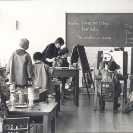 Junior school classroom, 1968