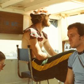 Maggie, Penny and Noel on Toona Foam at Camp Toonallook, 1979