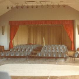 "All the world's a stage" set construction, 1978