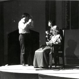 Nicolas Panayotis directing 'Macbeth', 1978