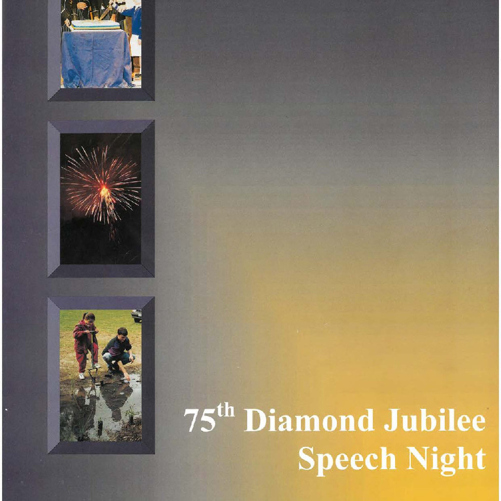 Speech Night programmes