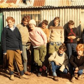 Buller Bluff hike during May holidays, 1986