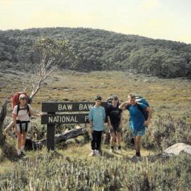 Baw Baw bushwalk, 1989