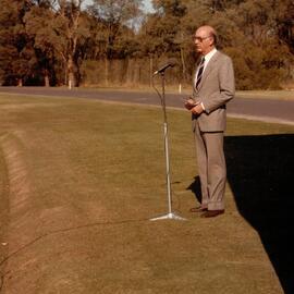 Opening of Graham Yallop Scoreboard at Bulleen, 1984