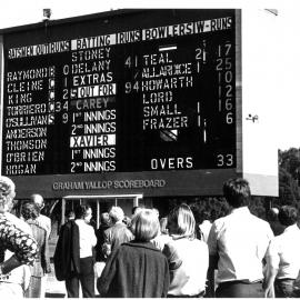 Opening of Graham Yallop Scoreboard at Bulleen, 1984