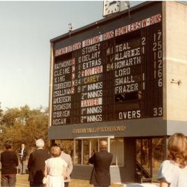 Opening of Graham Yallop Scoreboard at Bulleen, 1984