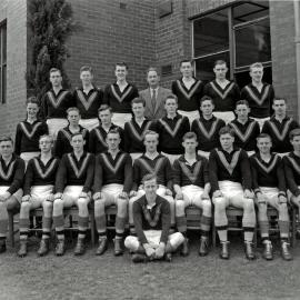 First XVIII football team, 1952