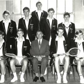 Tennis team, 1967