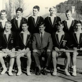 Tennis team, 1962