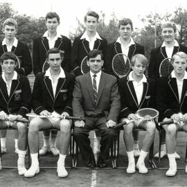 Tennis team, 1963