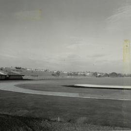 Jenkin Stand and athletics field, circa 1962