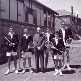 Tennis team, 1954