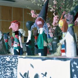 Paper mache puppets, 1962