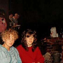 Celebrating the Head of the River win, 1985