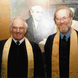 Chaplains Ivan Poole and Dr Chris Page, 1990s
