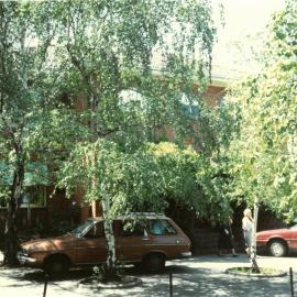 Laycock House west elevation, 1989