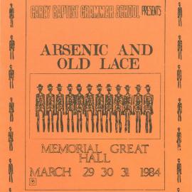 'Arsenic and old lace' programme, 1984