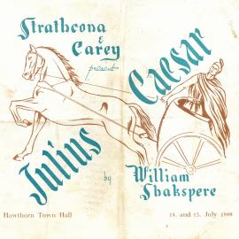 Strathcona and Carey present 'Julius Caesar' by William Shakespeare, 1949