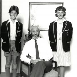 Co-captains of the Junior School, 1985