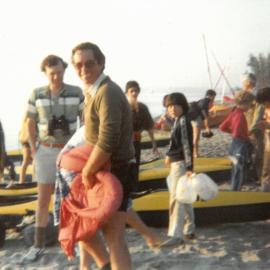 Paul Suter and David Rich at Toonallook, 1981