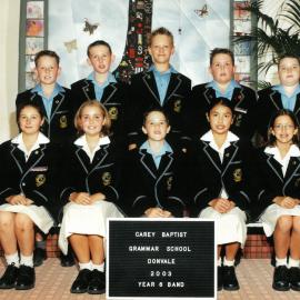 Donvale Year 6 Band, 2003