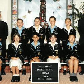 Donvale School Leaders, 2003