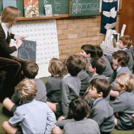 Junior school class, 1974