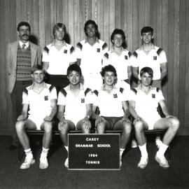 Boys' tennis, 1984