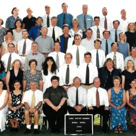 Middle School staff, 1999