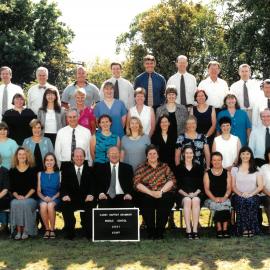 Middle School staff, 2001