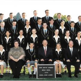 Middle School School and House leaders, 2000