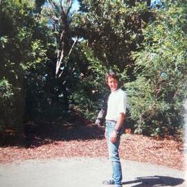 Greg Warmbrunn at Hattah camp, 1993