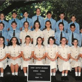 Middle School Class 7E, 1994