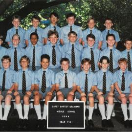 Middle School Class 7G, 1994