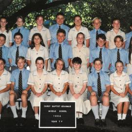 Middle School Class 7F, 1994