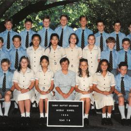 Middle School Class 7B, 1994