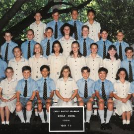 Middle School Class 7C, 1994