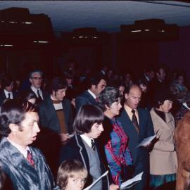 Chapel service, 1974