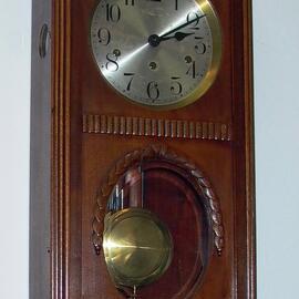 Presentation wall clock, circa 1910