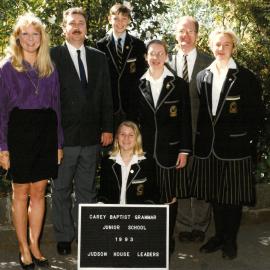 Junior School Judson House leaders, 1993