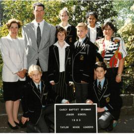 Junior School Taylor House Leaders, 1993