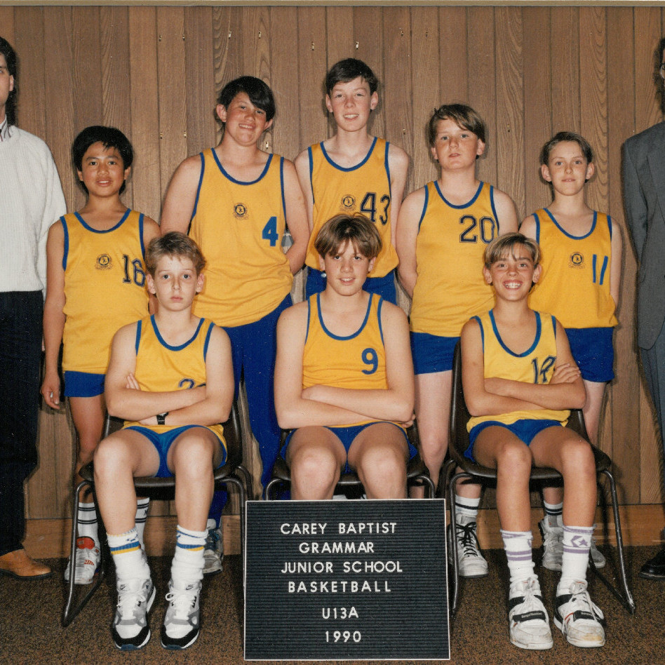Undefeated Under 13 basketball team, 1990