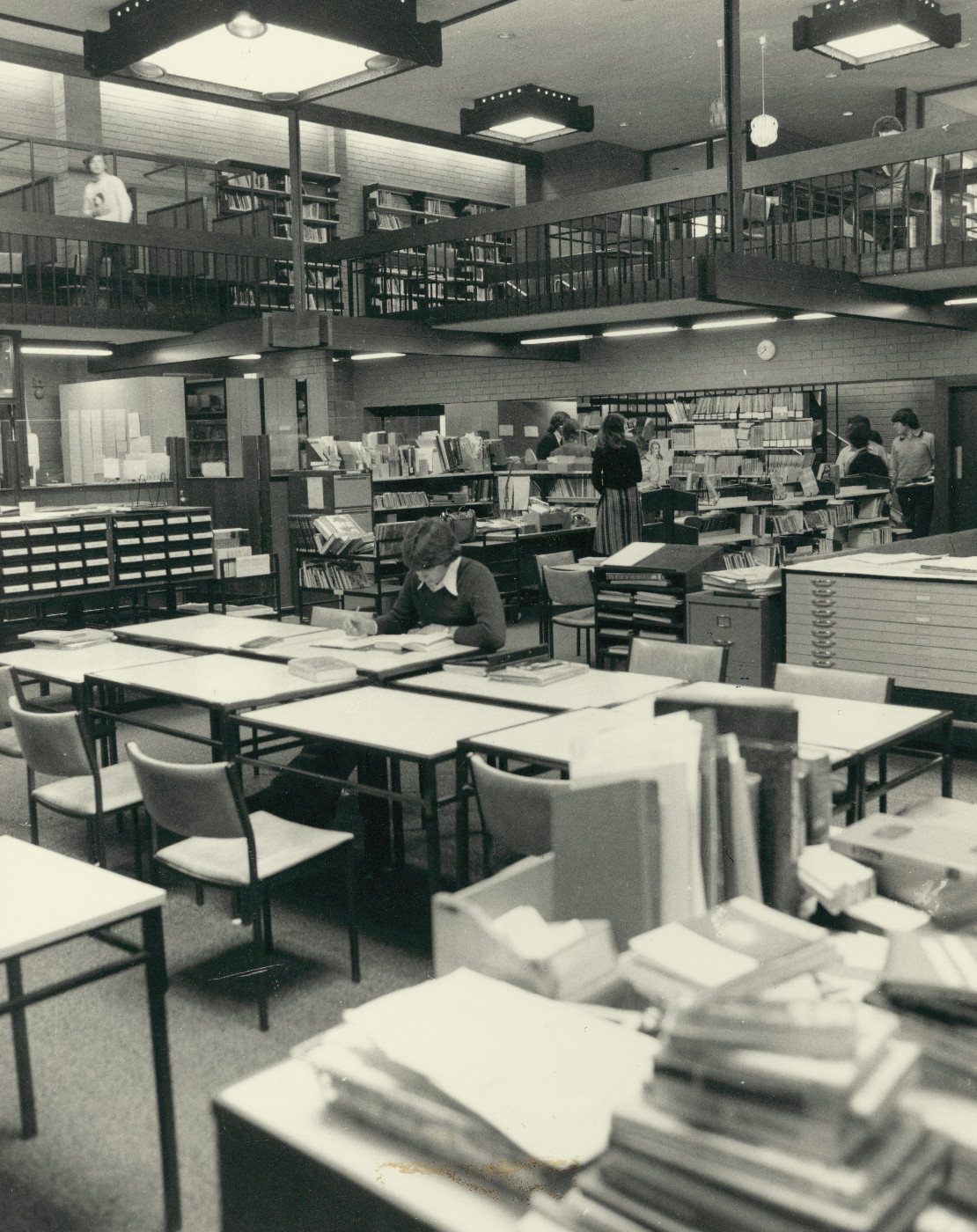 The Mellor Library in 1971.