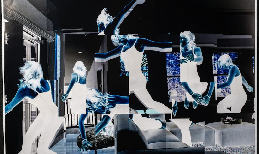 'Fragmented study of bodily movement' by Lucy Wynne (2024, IB Visual Arts)