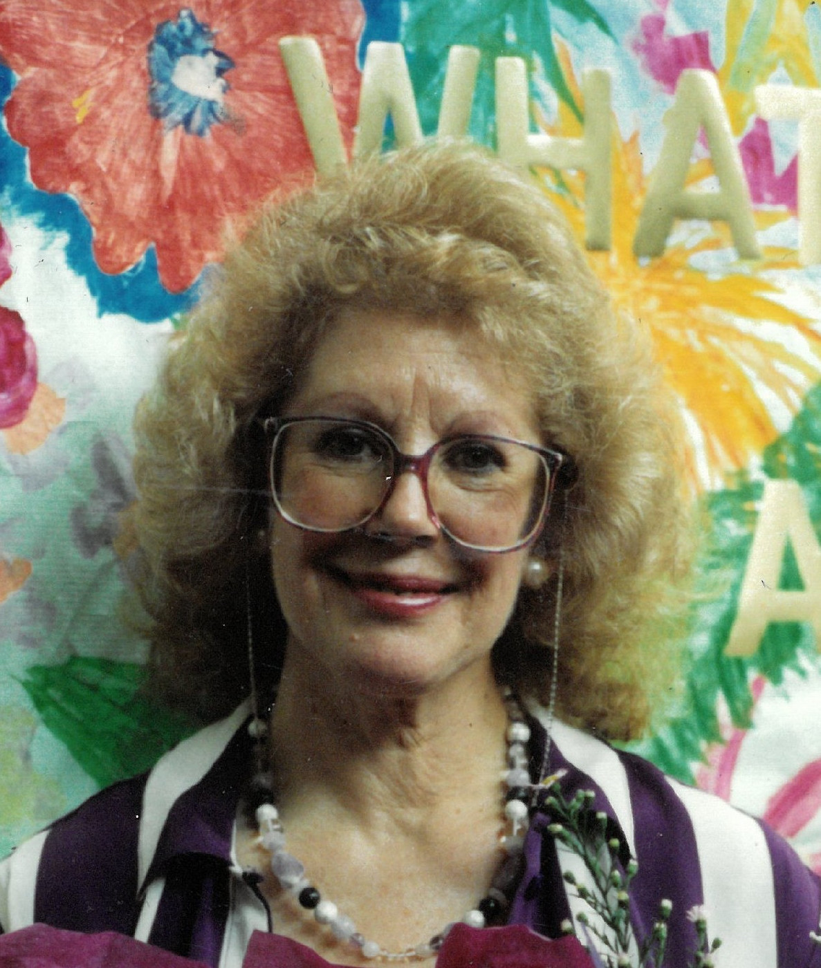 Wendy Weeks at her farewell in 1994.