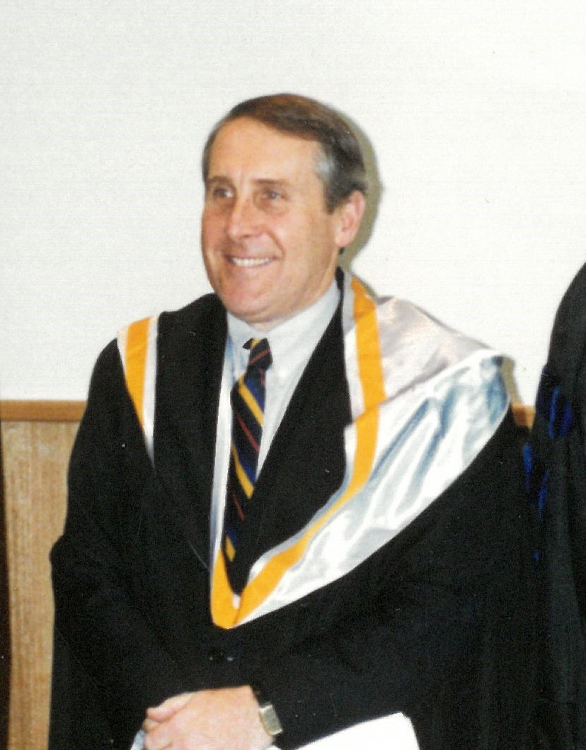 Jeffrey O. Thomas at the rededication of the Memorial Great Hall on 17 August, 1995.